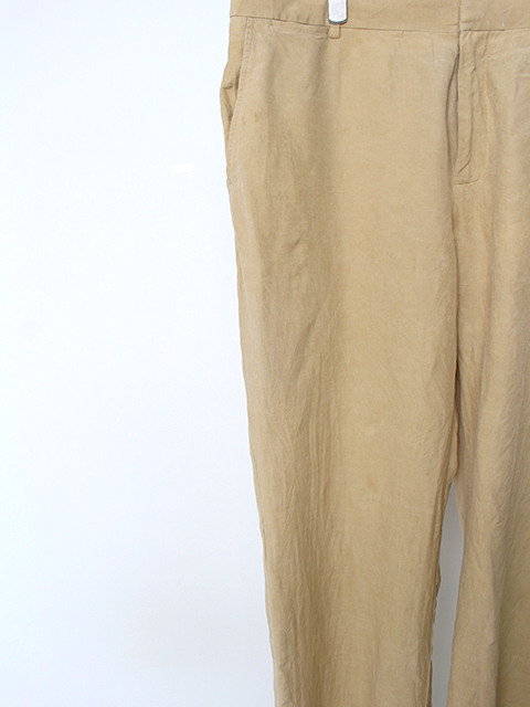 USED】90s POLO RALPH LAUREN SILK LINEN PANTS W36/L34 - 毎日を