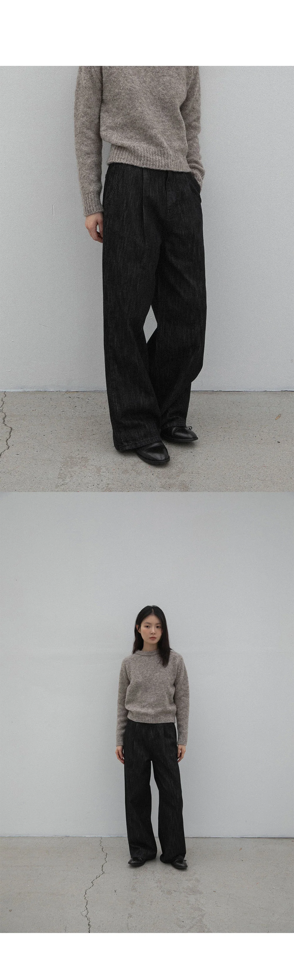 curve tucked jeans | OHOTORO