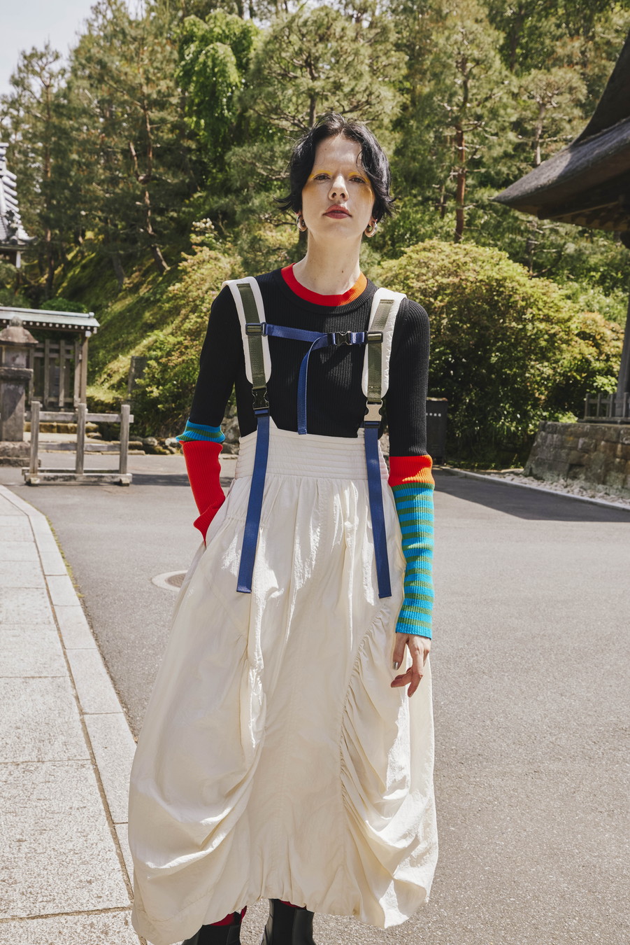 OMMO ONLINE STORE / MIX SHOULDER BALLOON OP