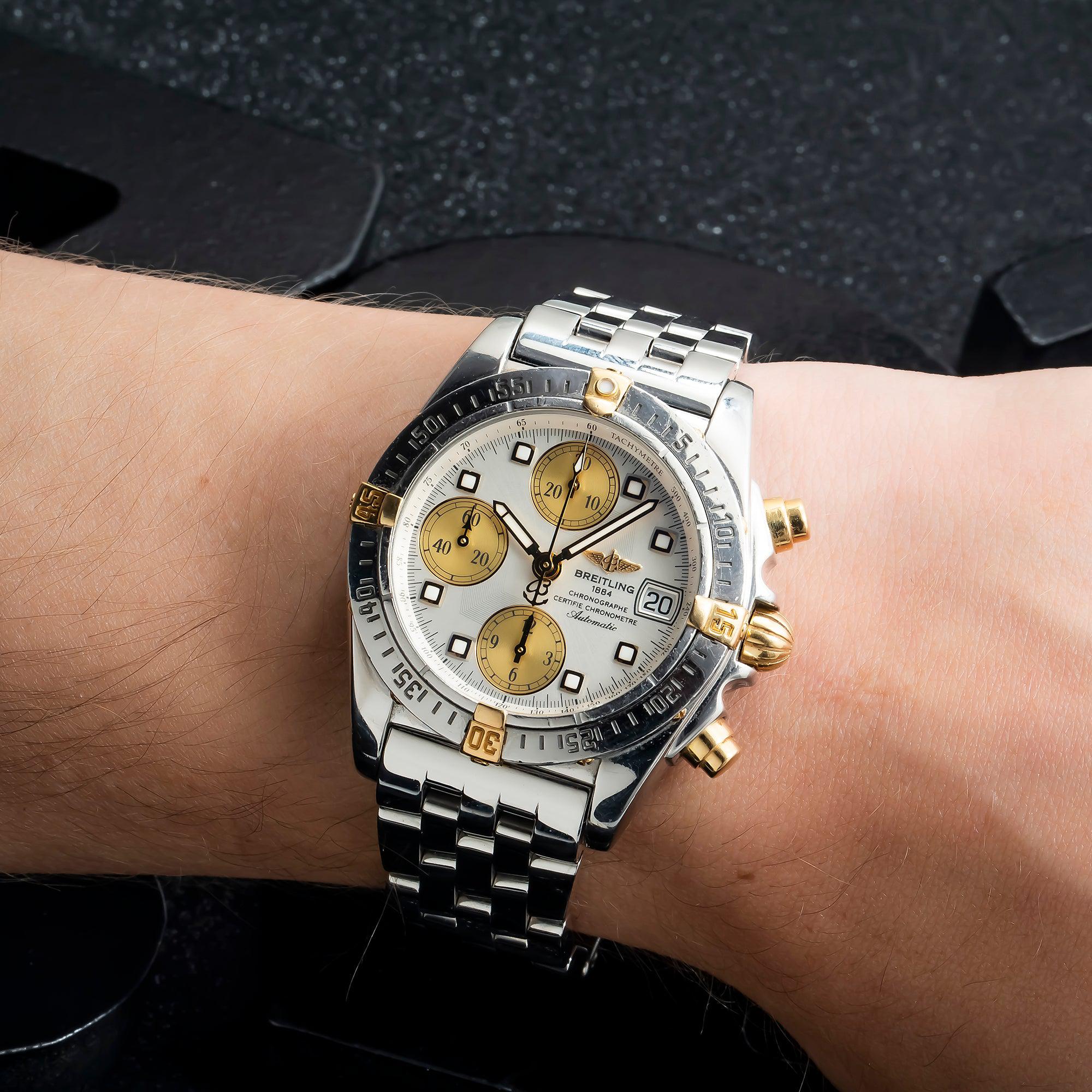 Buy Breitling Chronomat Cockpit B13357 39MM silver Dial at the