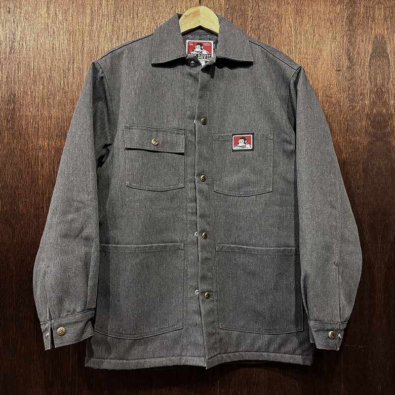 Ben Davis Frisco Work Coverall Chore Jacket Gorilla Mark Print