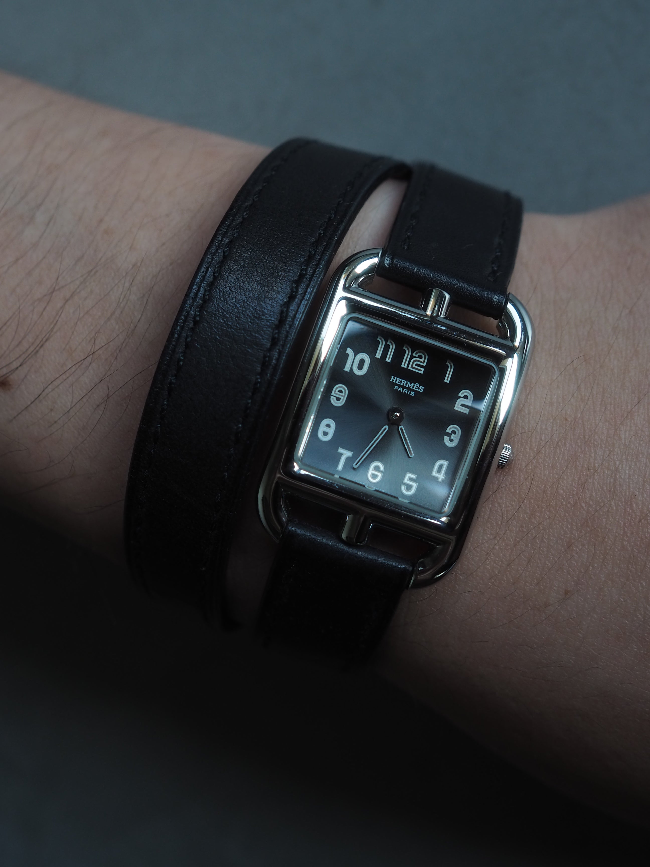 HERMES エルメス ケープコッド ドゥブルトゥール ウォッチ 腕時計