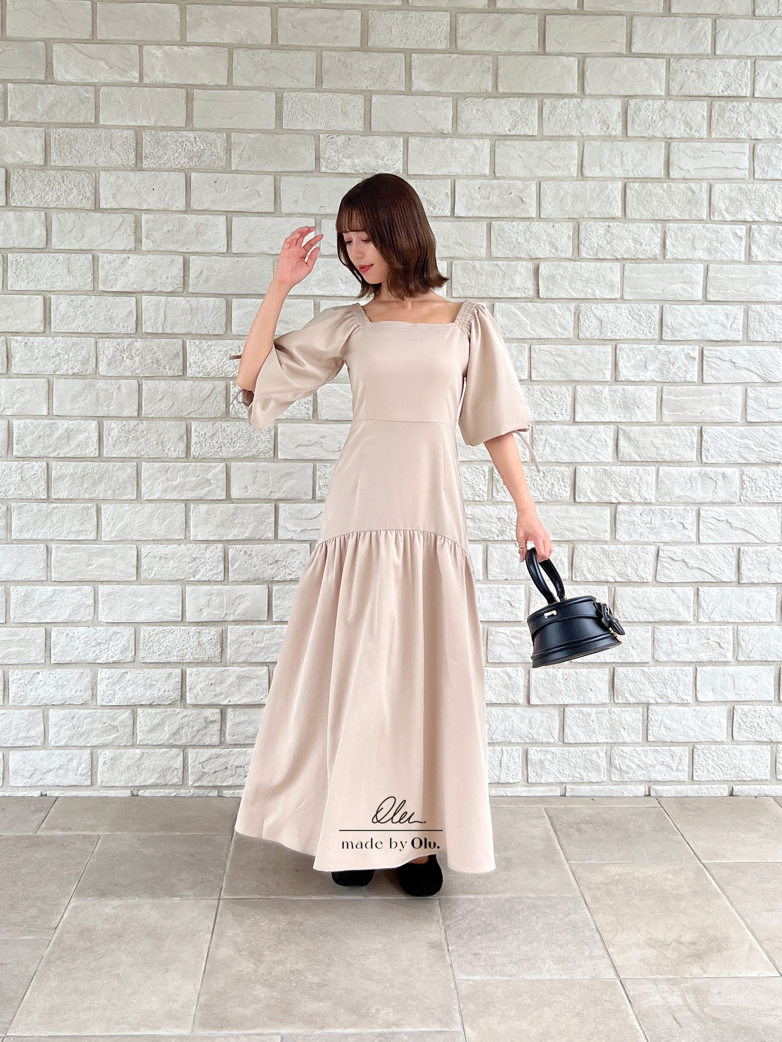 ティアード2wayオフショルダーワンピース