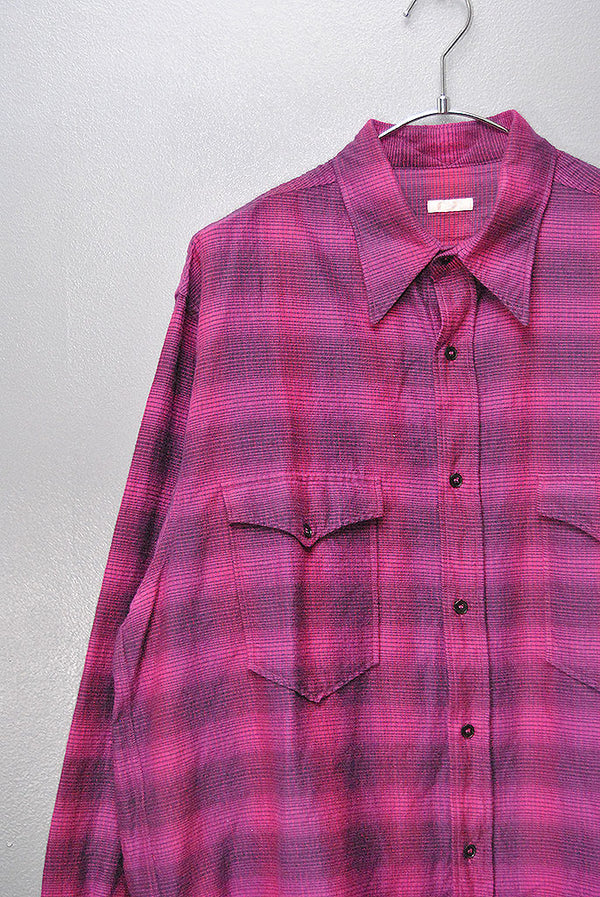 COMOLI ウールシルクワークシャツ