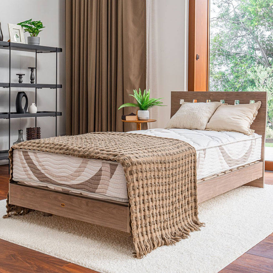 かねたや70周年記念 シモンズ S-Line ダブルクッション ベッドフレーム