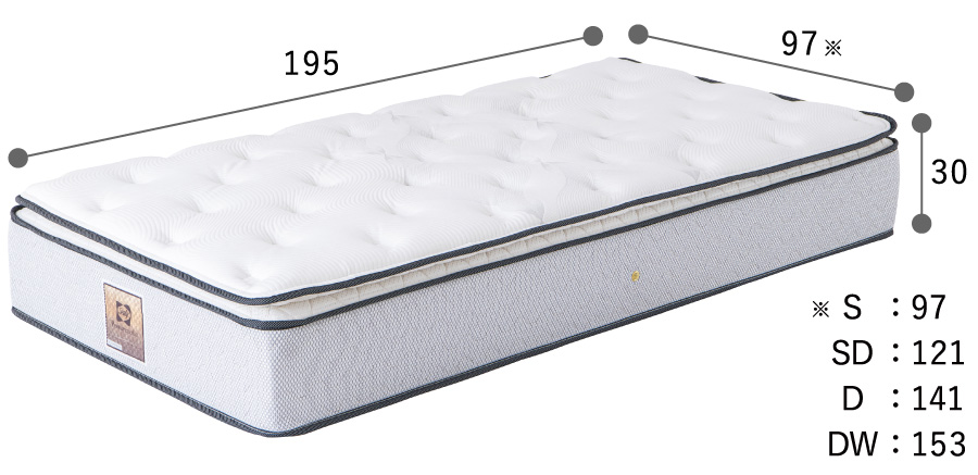 シーリー イルマーレ SP マットレス｜家具の通販ならかねたやオンライン