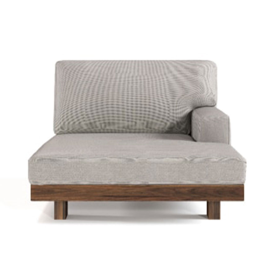 マスターウォール デニッシュソファ ワンアームカウチ 90｜家具の通販