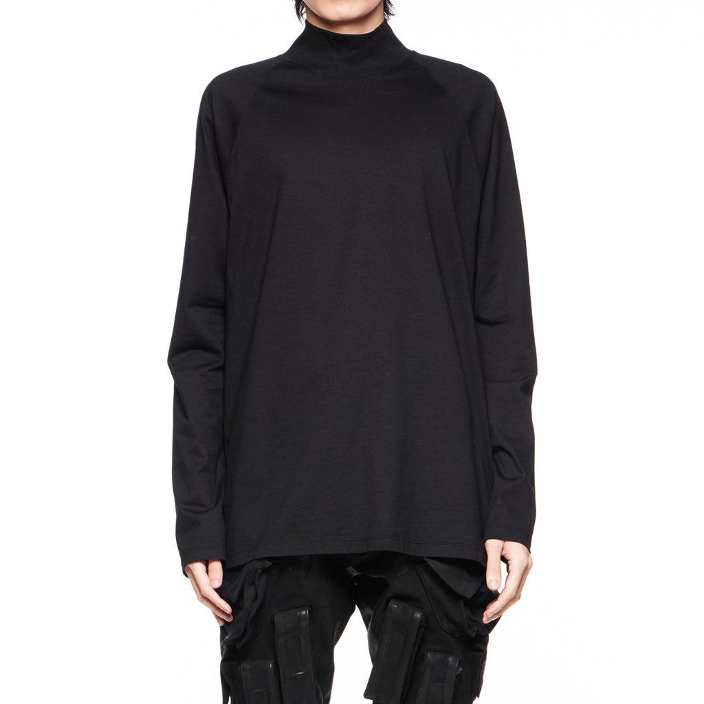 Julius/ユリウス/847CPM3-BLACK / エンブロイダリーハイネックロング