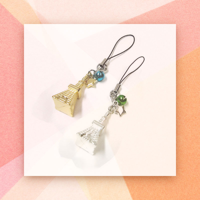 メタルタワーストラップ | 東京タワーオンラインショッピング