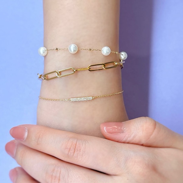 K18YGダイヤモンドブレスレット | ポンテヴェキオ公式オンライン