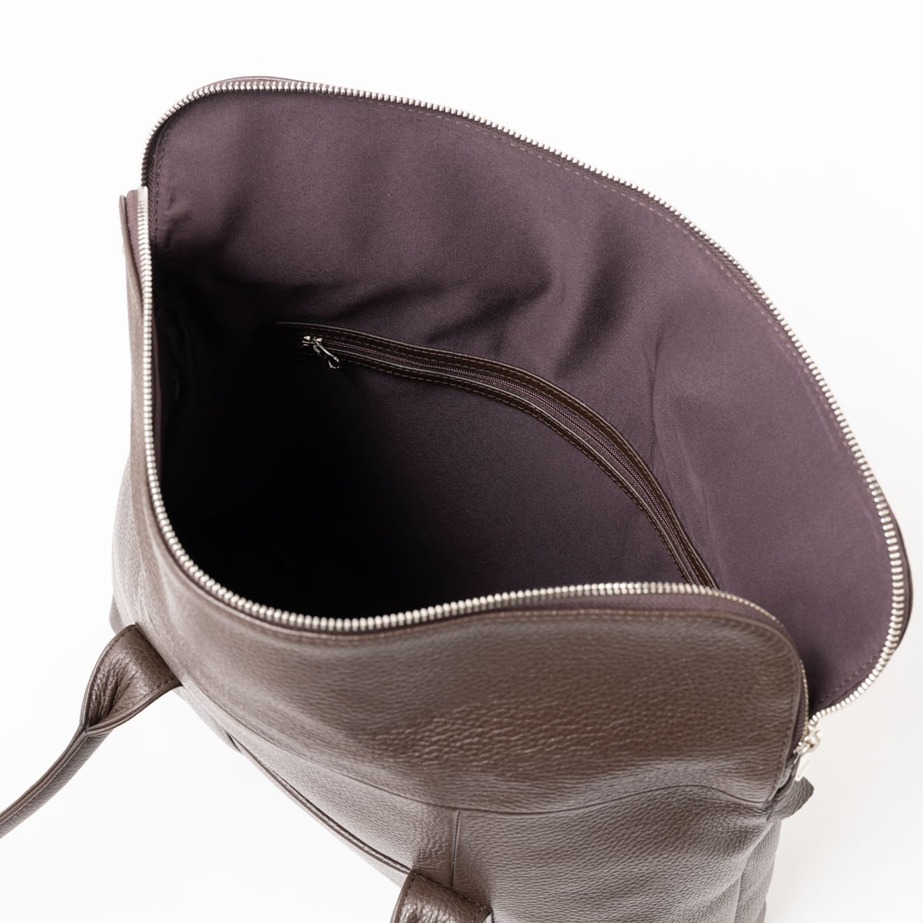 本革ラウンドトートバッグ ブラウン | ONLY ONLINE STORE