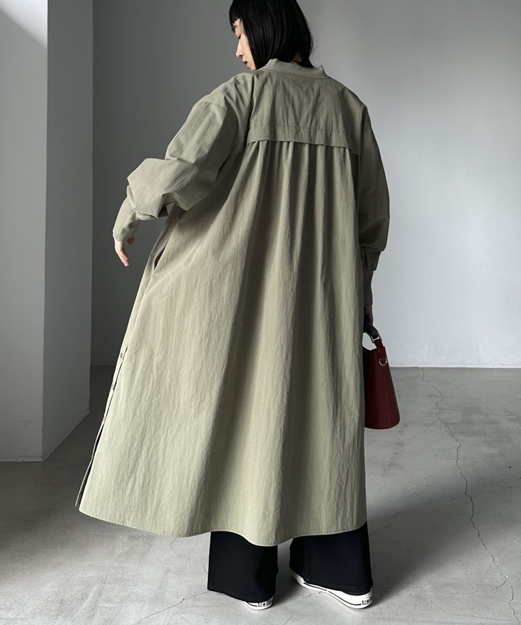 バックギャザーロングMA-1(F GREIGE): アウター｜PMbox P&M OFFICIAL