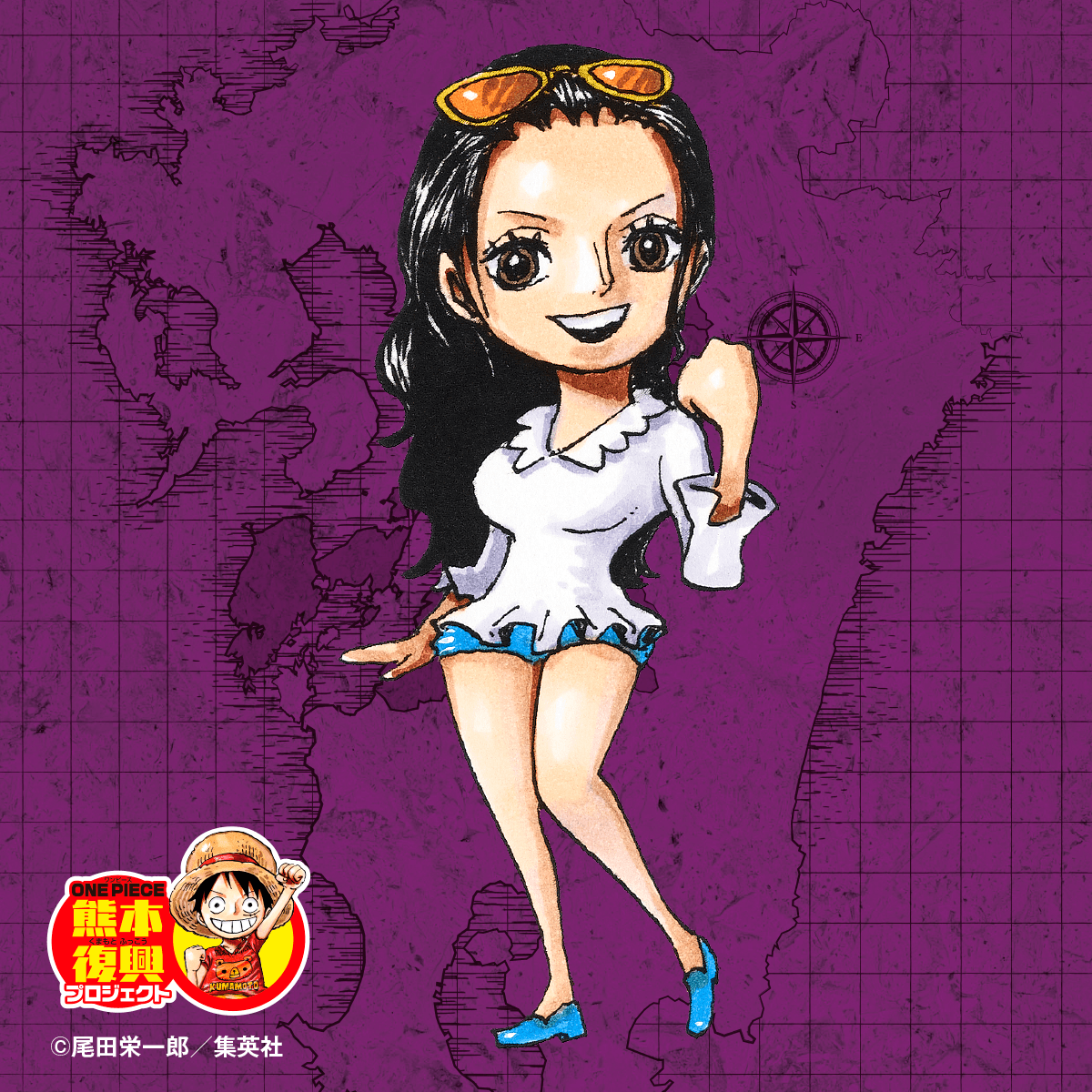 ロビン像 年末年始のご案内 | 復興プロジェクトNEWS | ONE PIECE