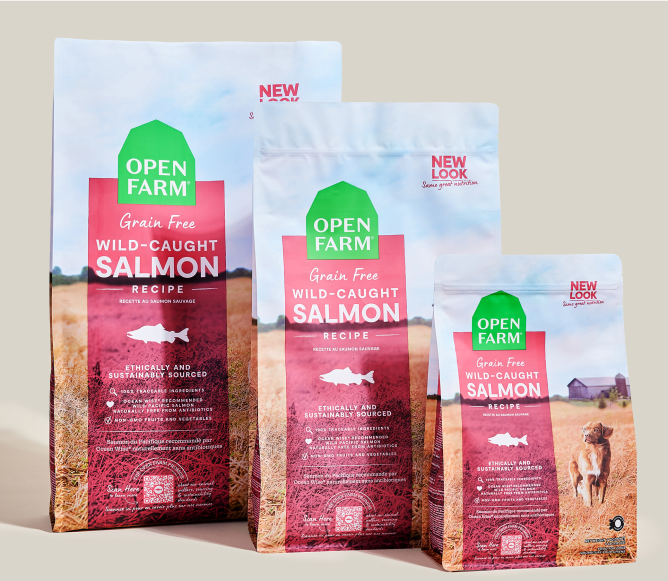 Salmon Dog Kibble | Proudly Canadian Grain-Free Dog Food | Open