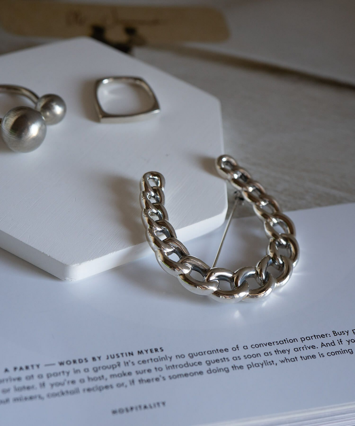 Silver925 Lucky Horseshoe Brooch AVERRE -アヴェーレ- | Ops.(オプス