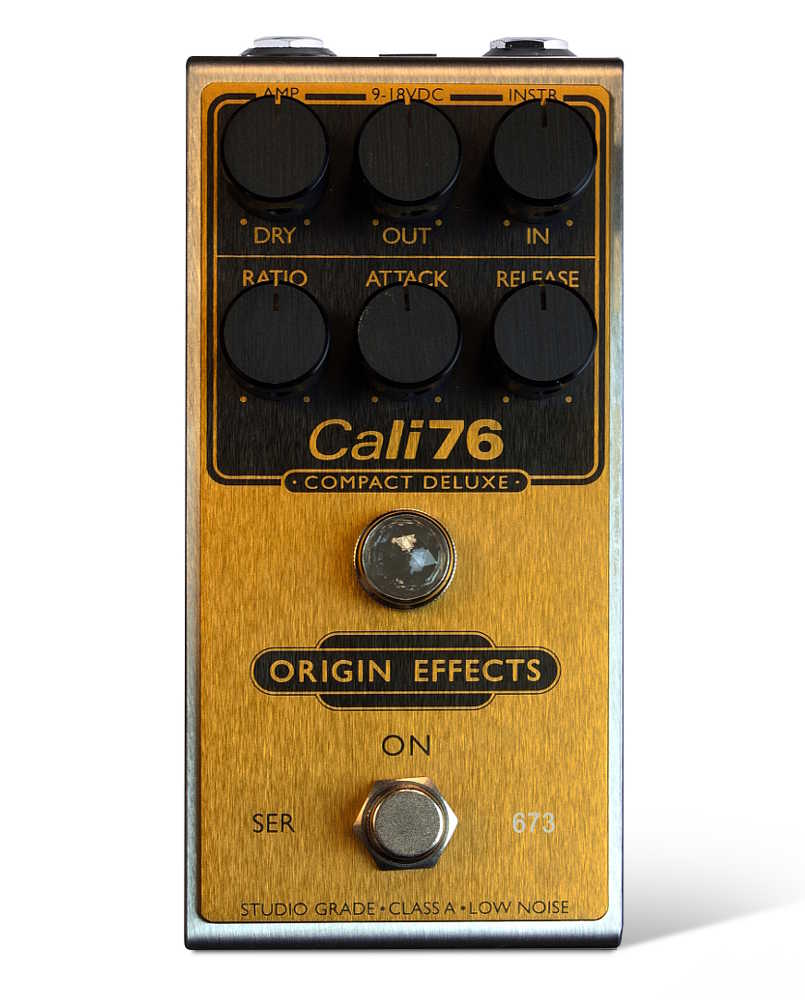 Cali76 Compact Deluxe Gold Compressor Pedal