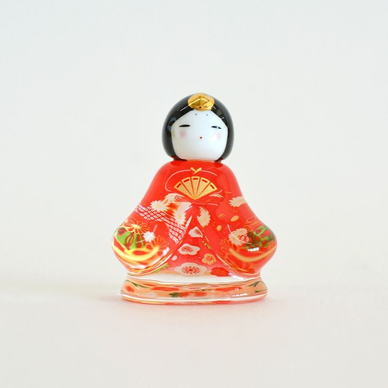 彩絵 玻璃 立雛 (華友禅)｜和食器通販｜織部 Online Store【公式】