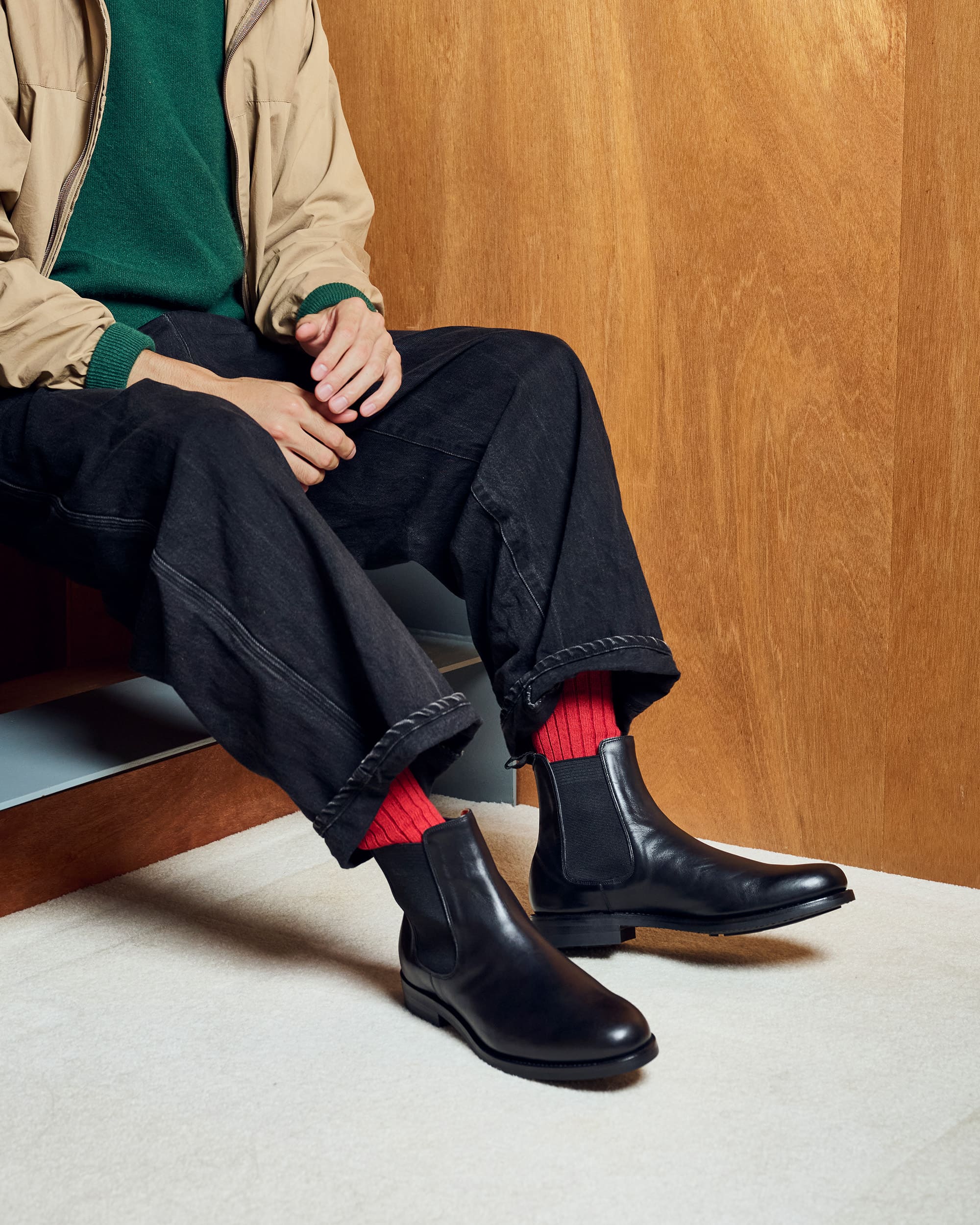 SALE ORIENTAL オリエンタル 700 GLOSTER Black (FG-3700) サイドゴア