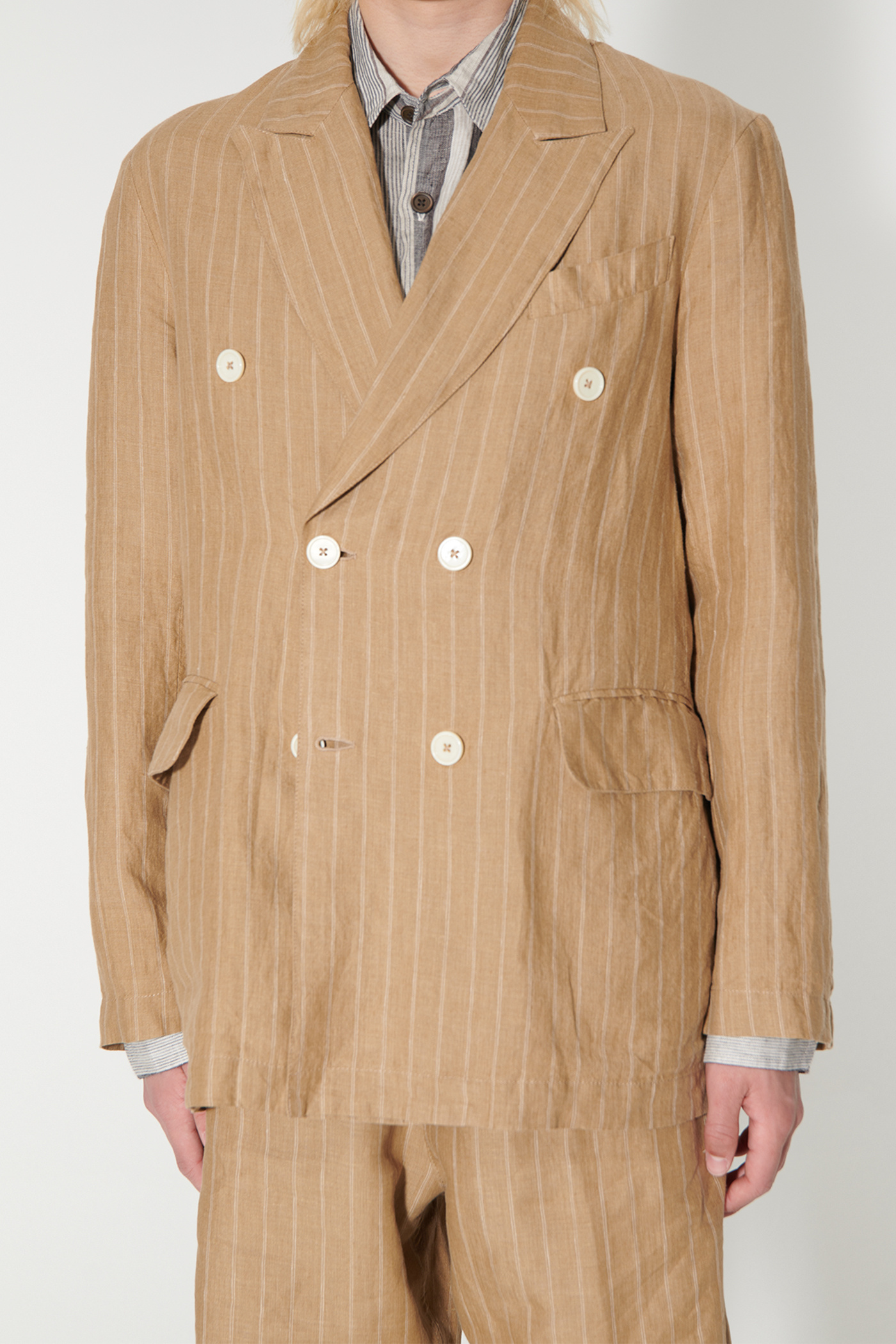 Our Legacy - Unconstructed DB Blazer Tan Linen