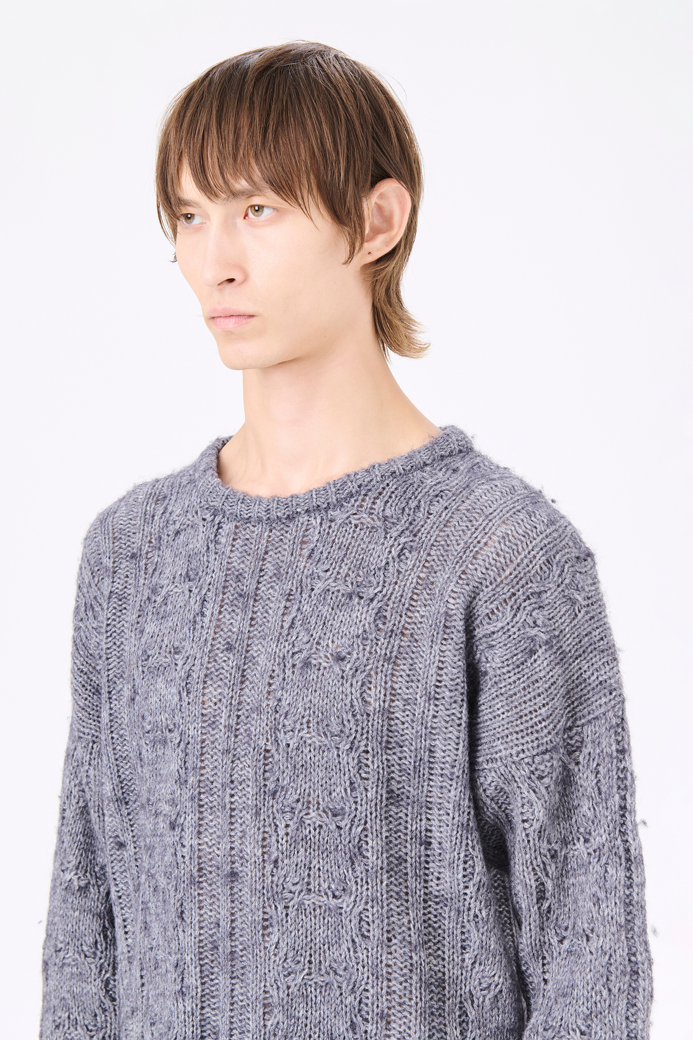 Our Legacy - Popover Roundneck Stormy Blue Zombie Acrylic