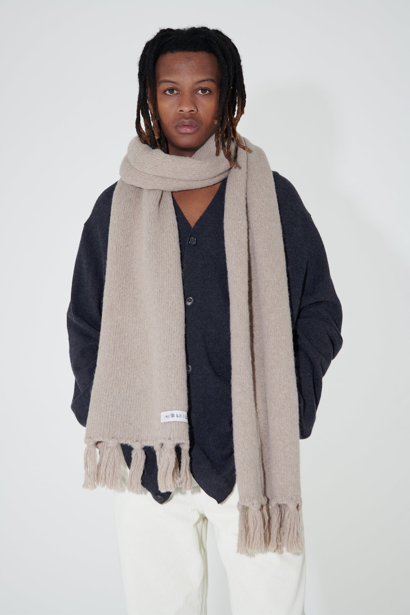 Our Legacy - Knitted Scarf Desert Snow Silk Wool