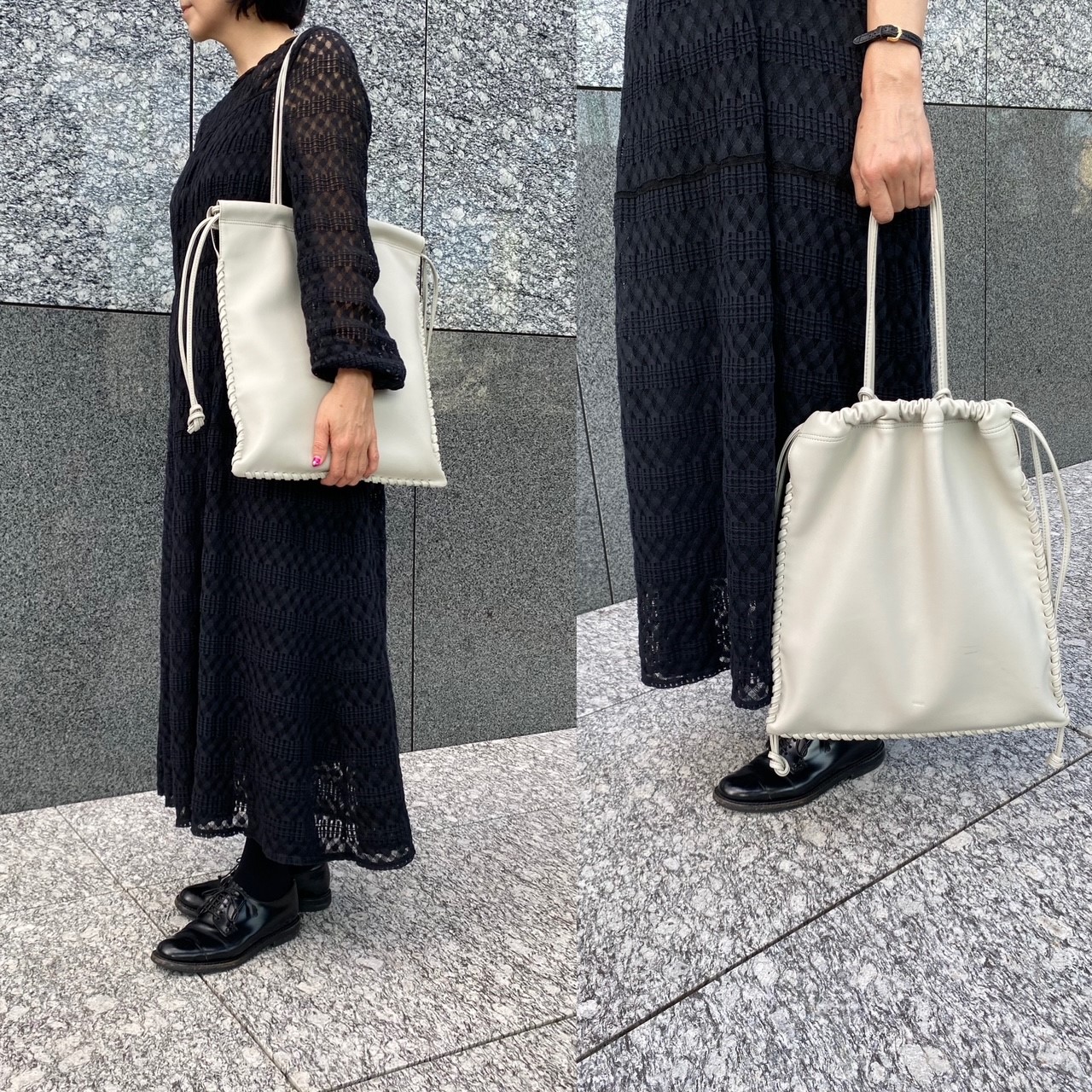 2個持ちトートバッグはVASIC（ヴァジック）のWELLS（ウェルス）が