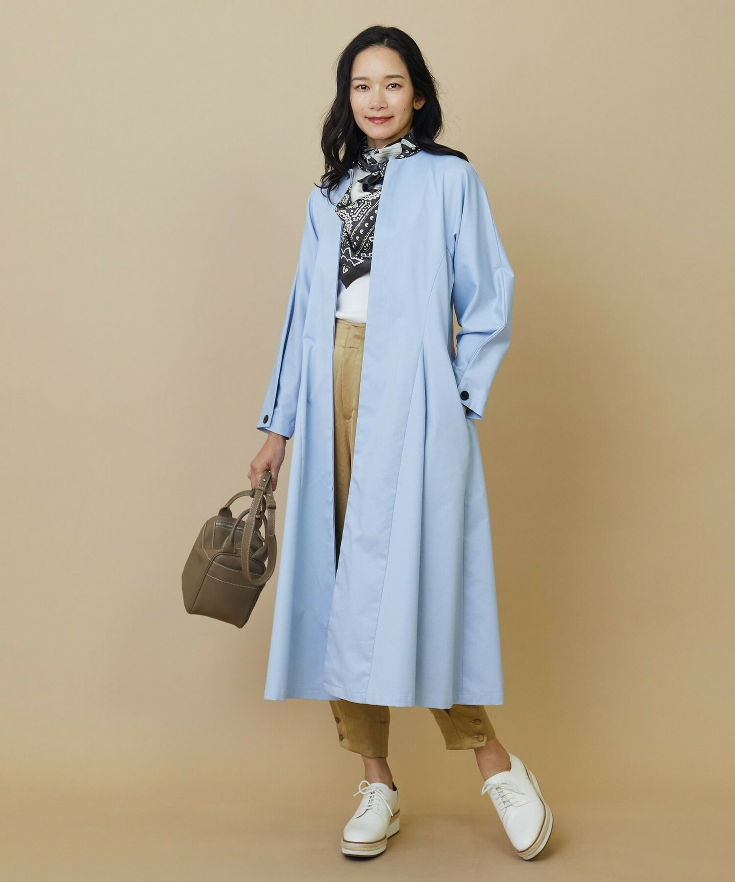 コットンソロテックスストレッチワンピース】｜【L'EQUIPE(レキップ