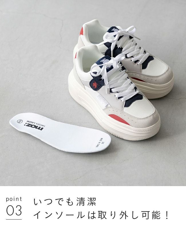 moz (モズ) 軽量 厚底スニーカー 送料無料 | welleg（ウェレッグ