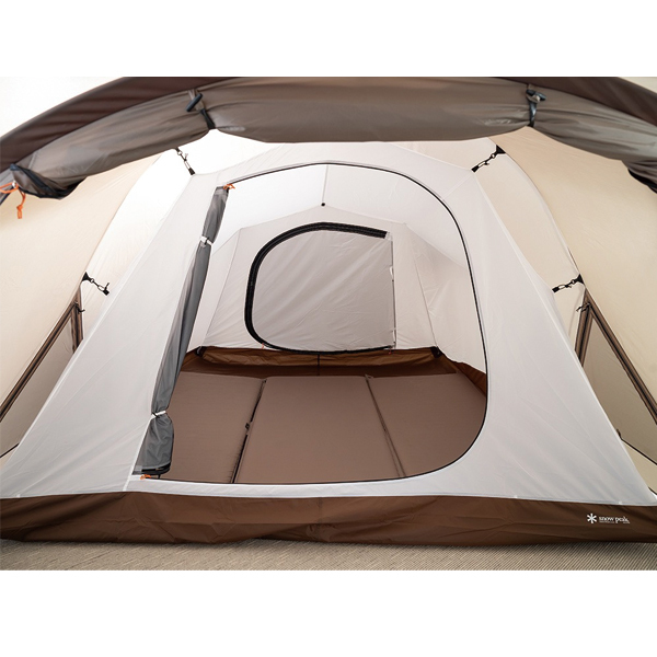 自然大好き！ニッチ・リッチ・キャッチ テント スノーピーク ドーム
