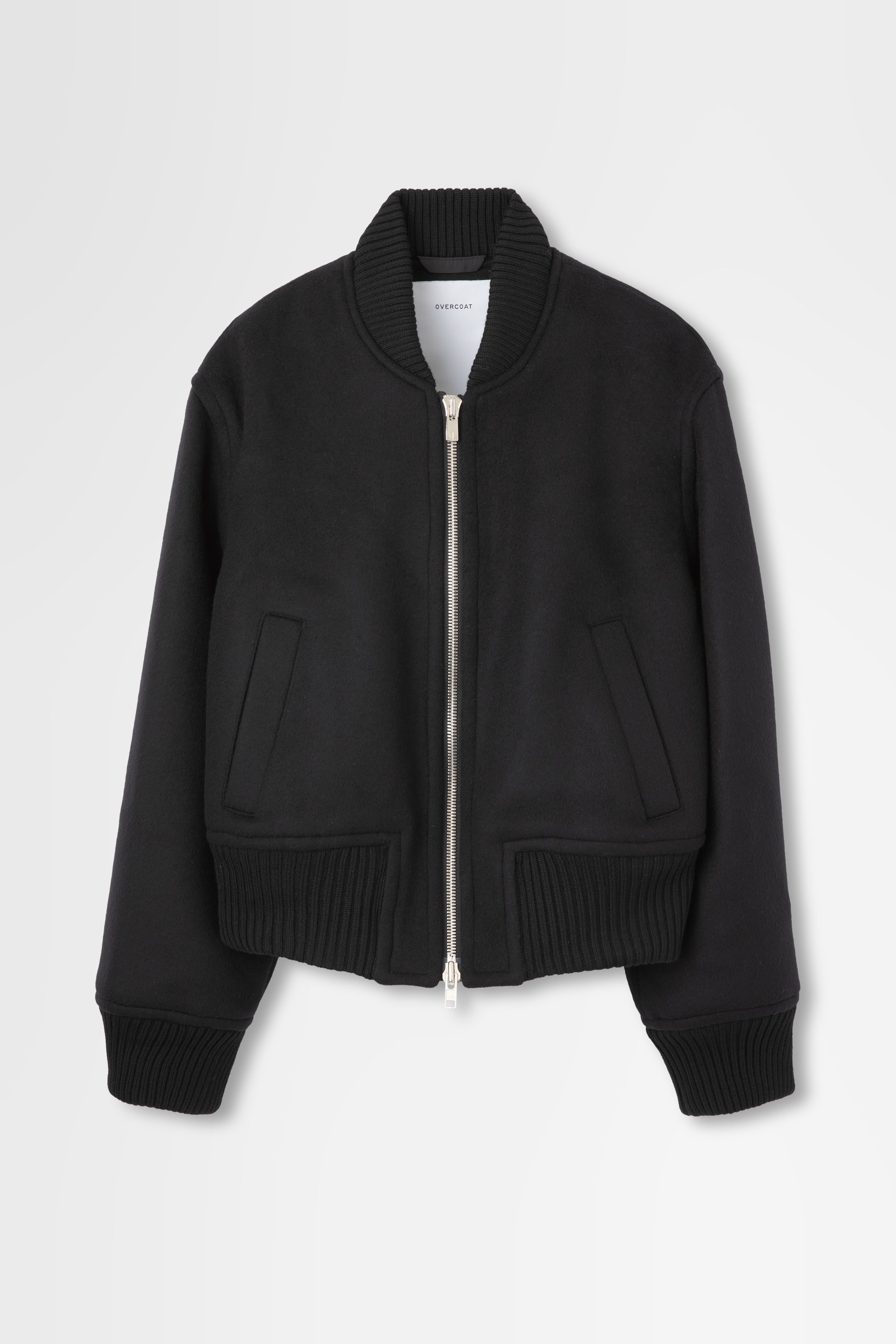 Cropped MA-1 Bomber Jacket in Double Face Beaver – OVERCOAT