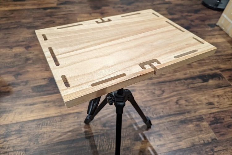 ヘキサゴンテーブル天板三脚テーブルヘキサゴン136ウォールナット