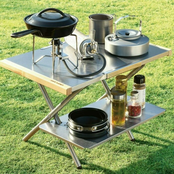 ユニフレーム「焚き火テーブル」をレビュー！おすすめカスタムや連結