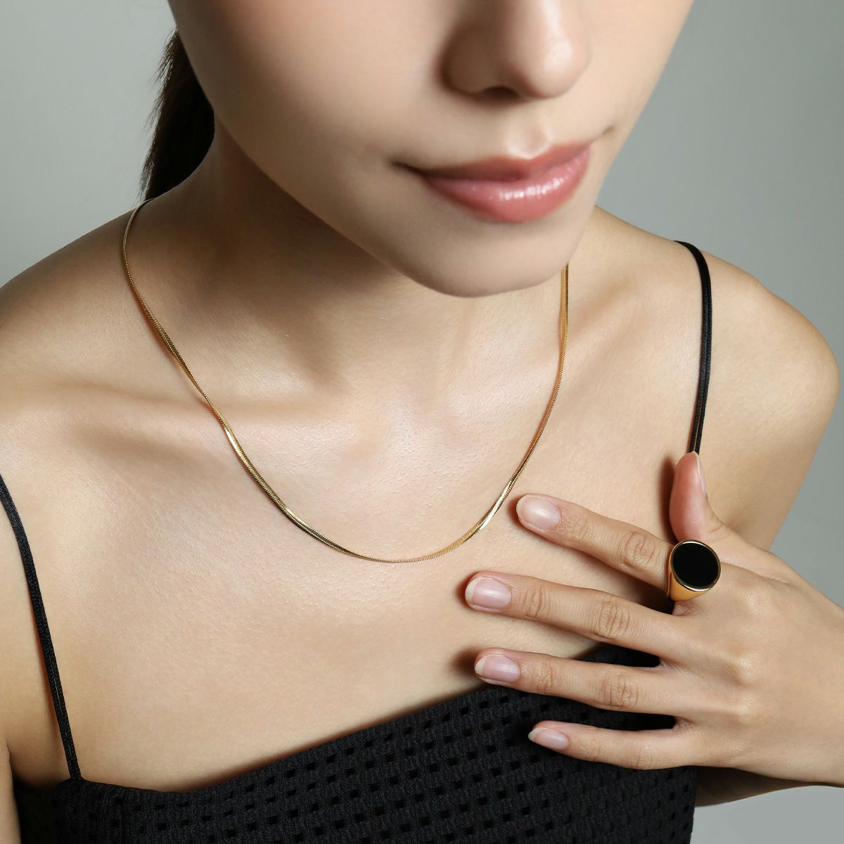 Modern Snakechain Necklace｜Metal Line/SV925 | JeRagen