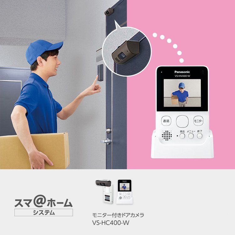 概要 モニター付きドアカメラ VS-HC400 | ホームネットワーク（ペット
