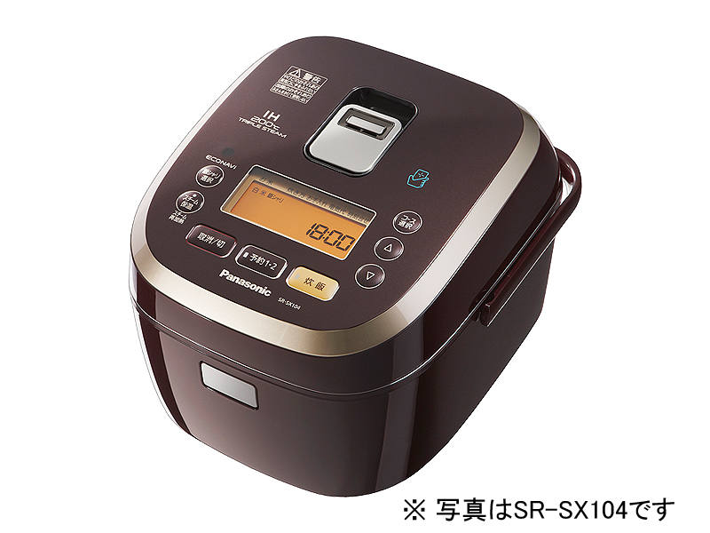概要 スチームIHジャー炊飯器 SR-SX184 | 炊飯器 | Panasonic