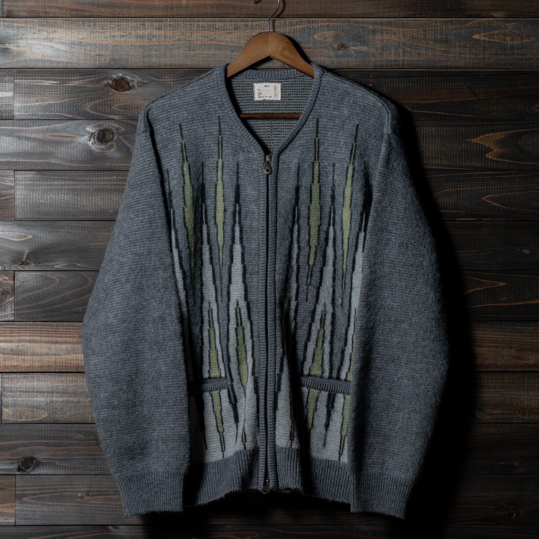 pablo vinci Zip knit cardigan