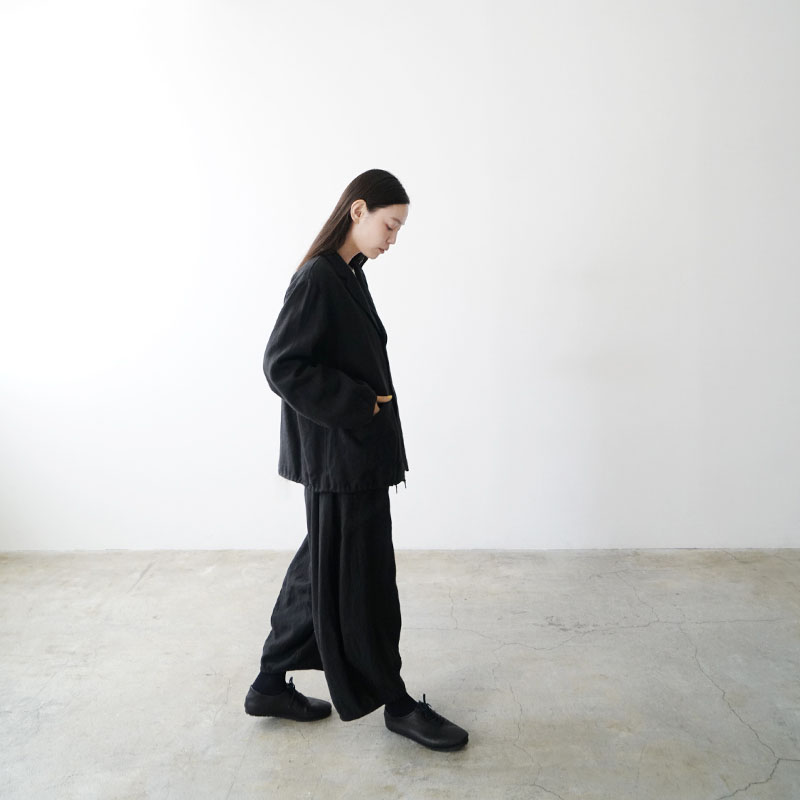 Mochi モチ sarouel pants[ma24-pt-02/black] サルエルパンツ