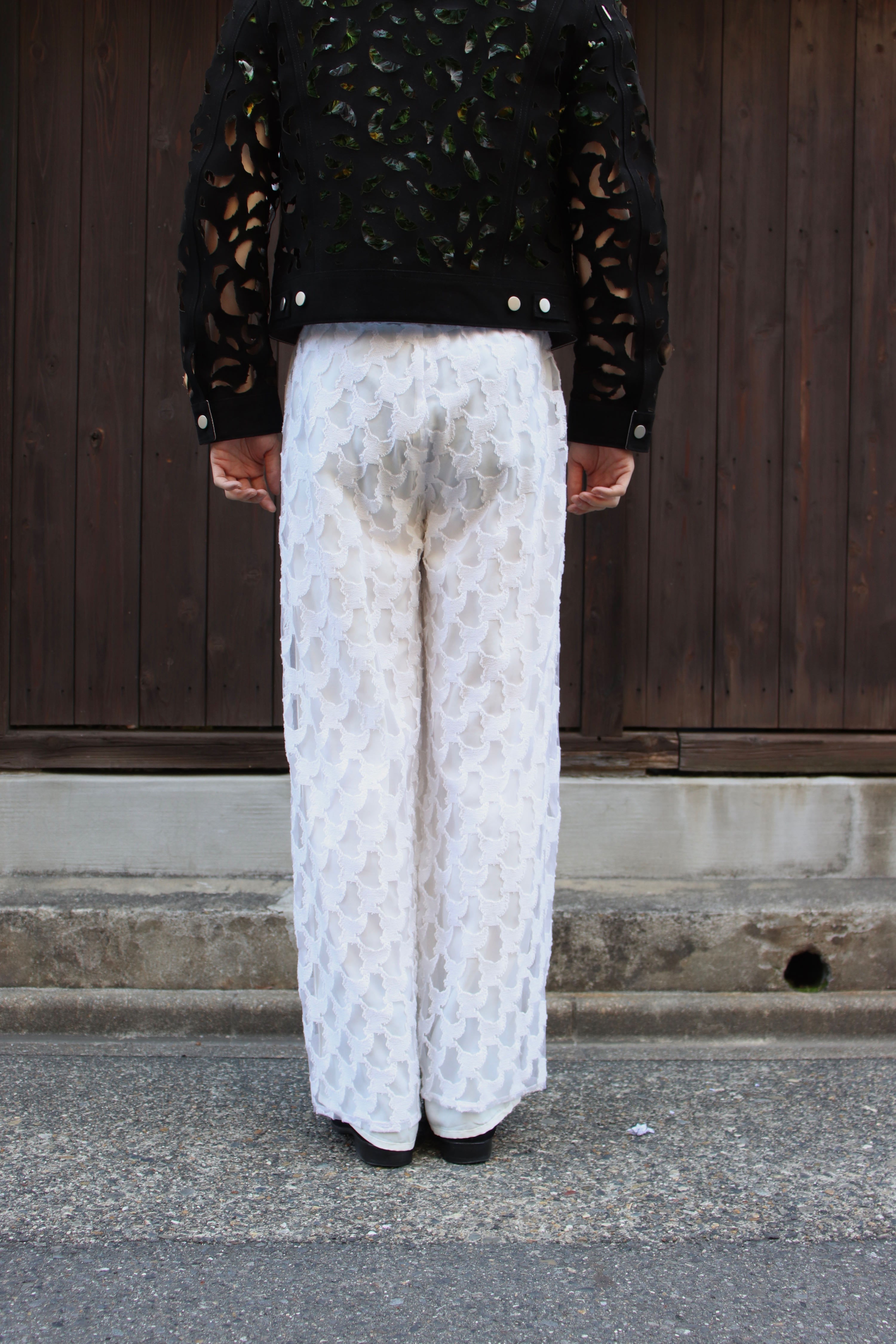 MASU(エムエーエスユー)のANGEL LACE EASY PANTS WHITEの通販｜PALETTE