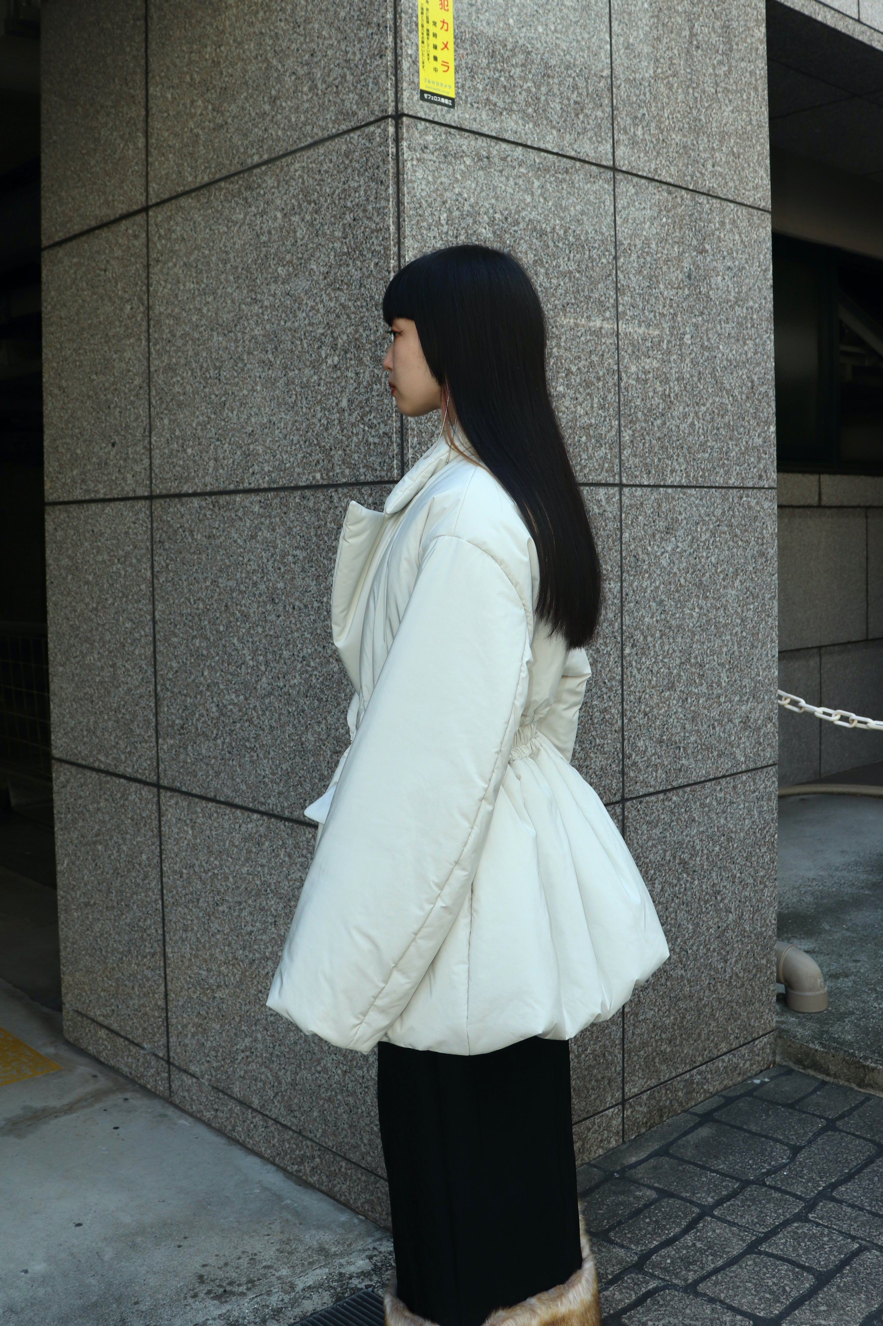 FETICO(フェティコ)のNYLON PUFFER JACKET IVORYの通販｜PALETTE art