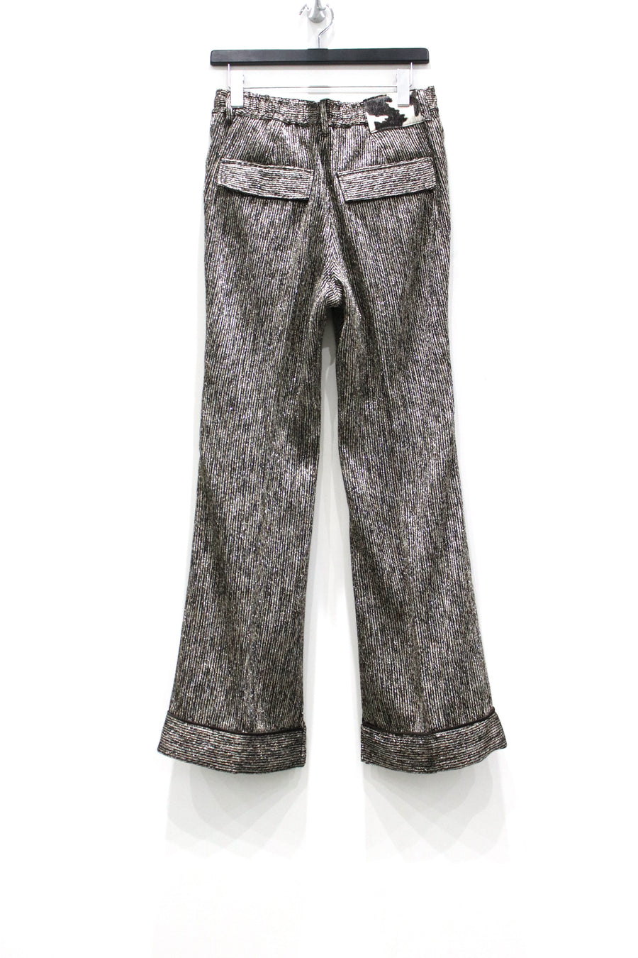 BED J.W. FORD(ベッドフォード)のGlitter Flare Pants SILVERの通販
