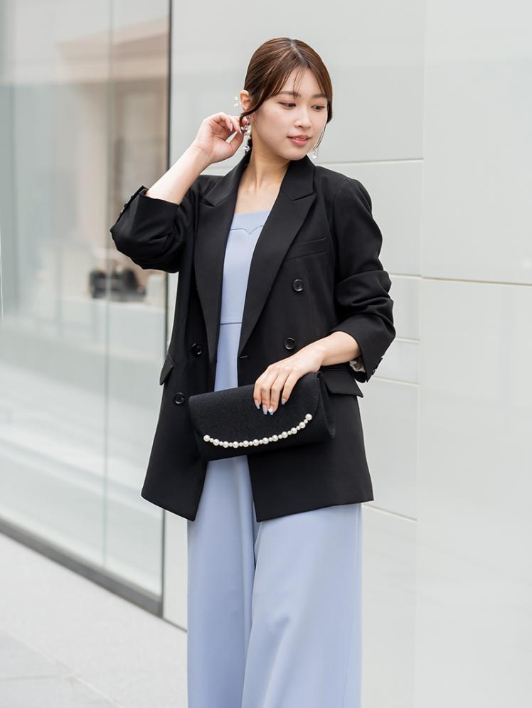 オーバーサイズテーラードジャケット(ブラック)JK103-BL-M | パーティ