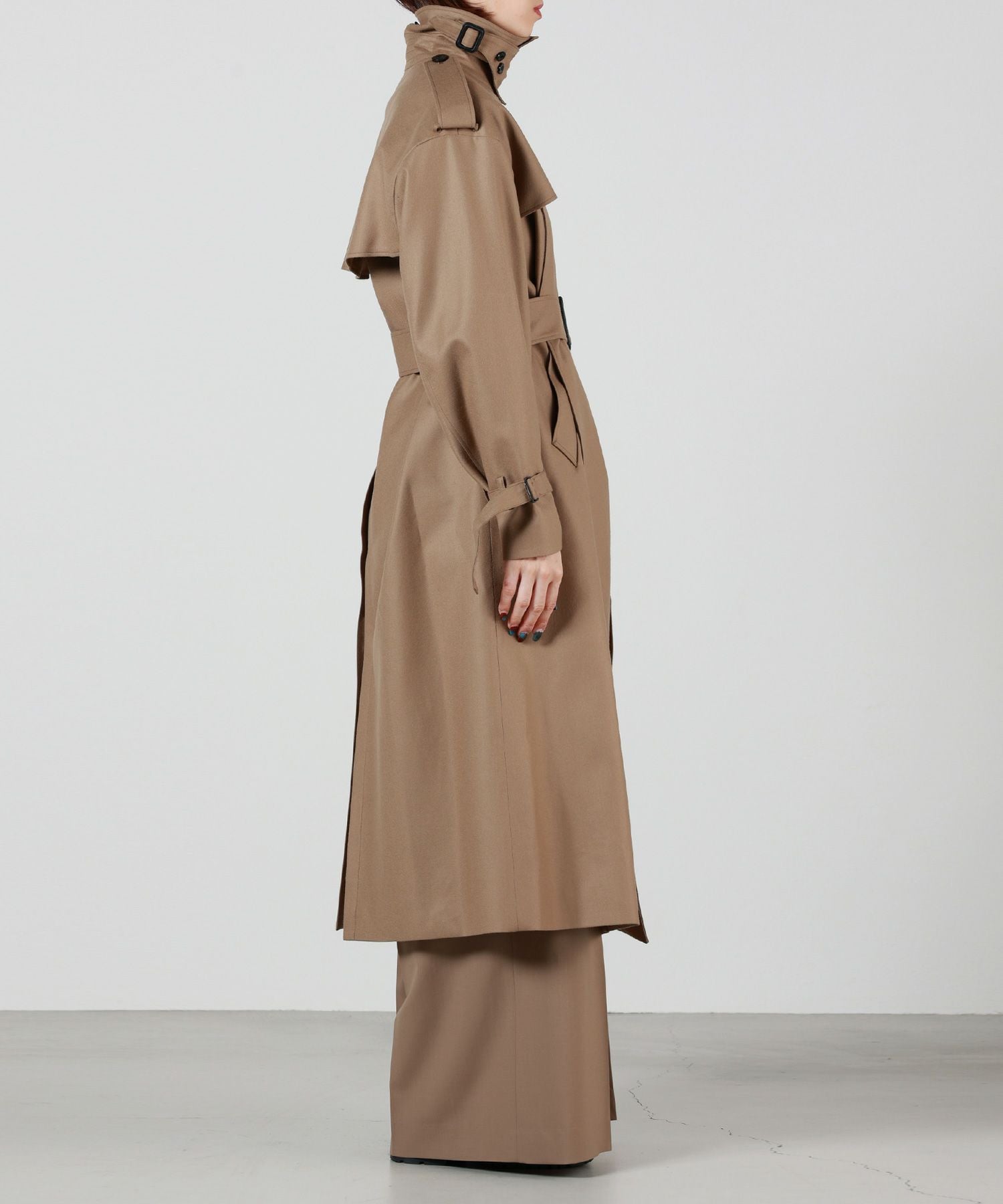 HYKE(ハイク)】FLANNEL TRENCH COAT｜PARIGOT ONLINE（パリゴオンライン）