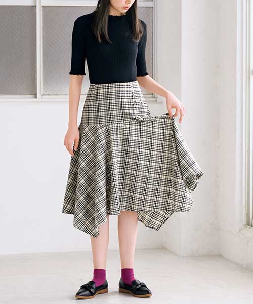 BT164 ハンカチーフヘムスカート | パターンの通販サイト「handmadecom