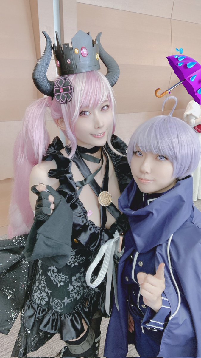 レインコード初コスしてきた〜!!死に神ちゃん!!衣装もウィッグも頑張っ