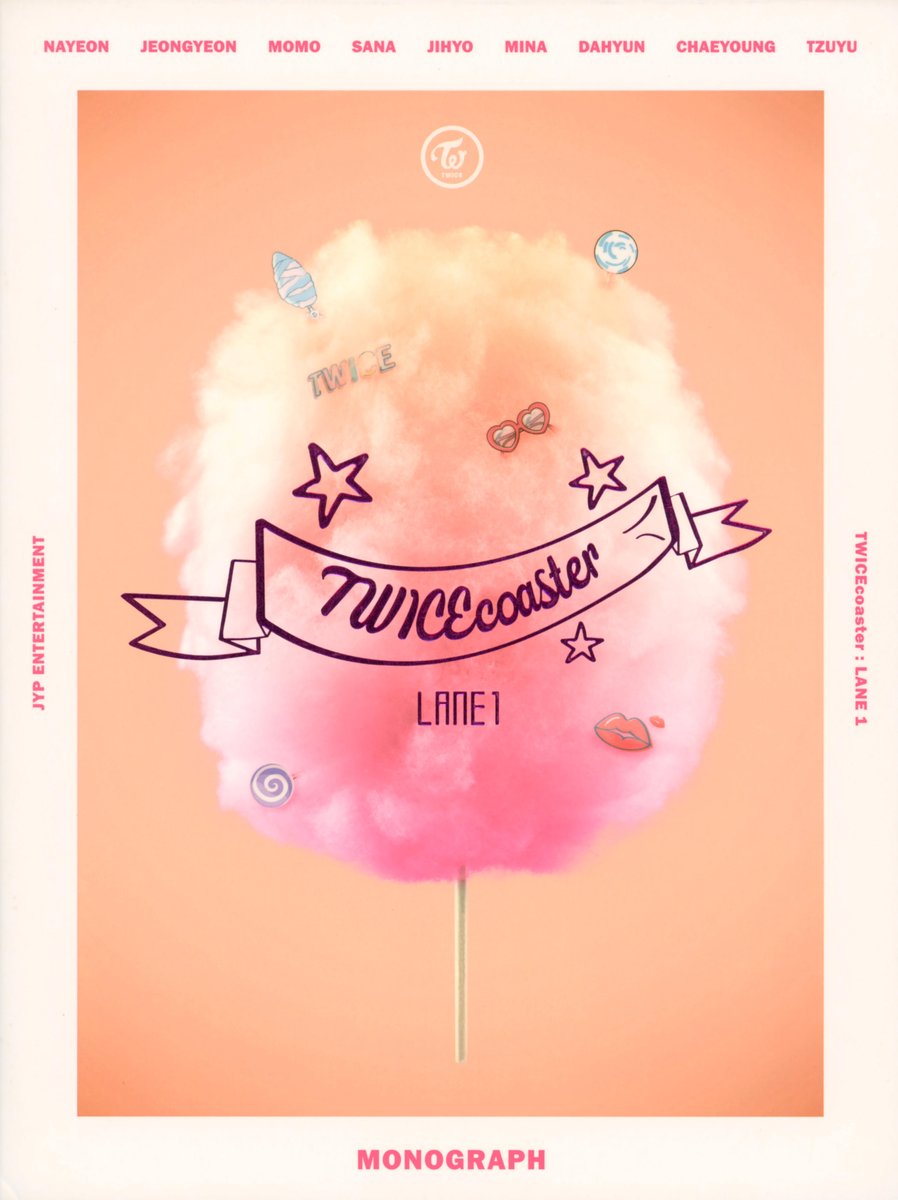 SCAN] TWICE MONOGRAPH TWICEcoaster : LANE 1 Cover, DVD, Title and