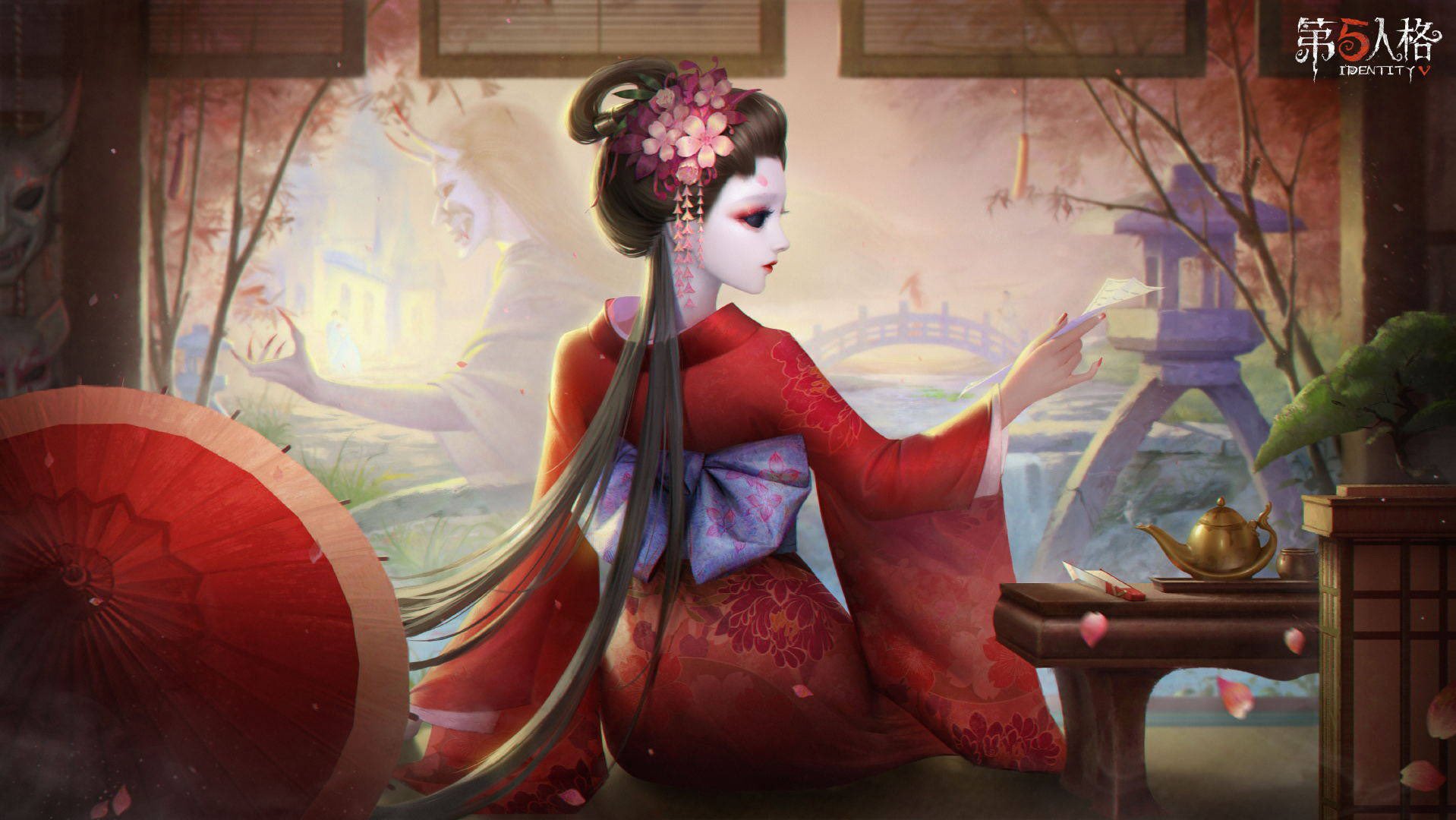 中古】アクリルスタンド・アクリルパネル 芸者(美智子) 「Identity V