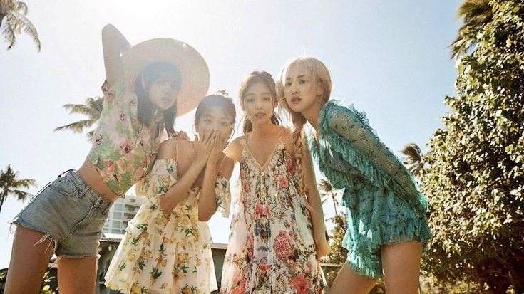 blackpink pictures on summer diary in hawaii hits different