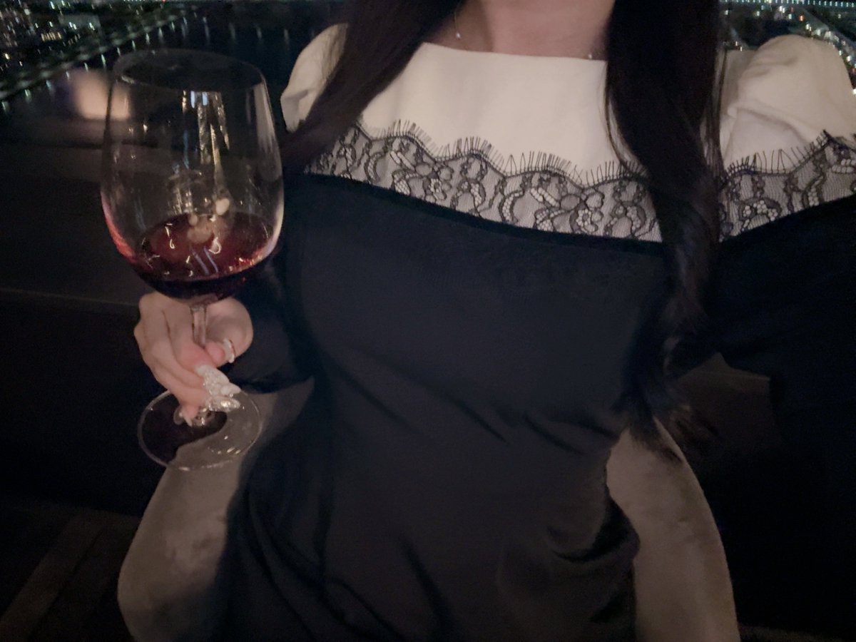 Leonie Two-Tone Dress🖤 2ndのドレス👗 勝手にニットかと思ったら違っ