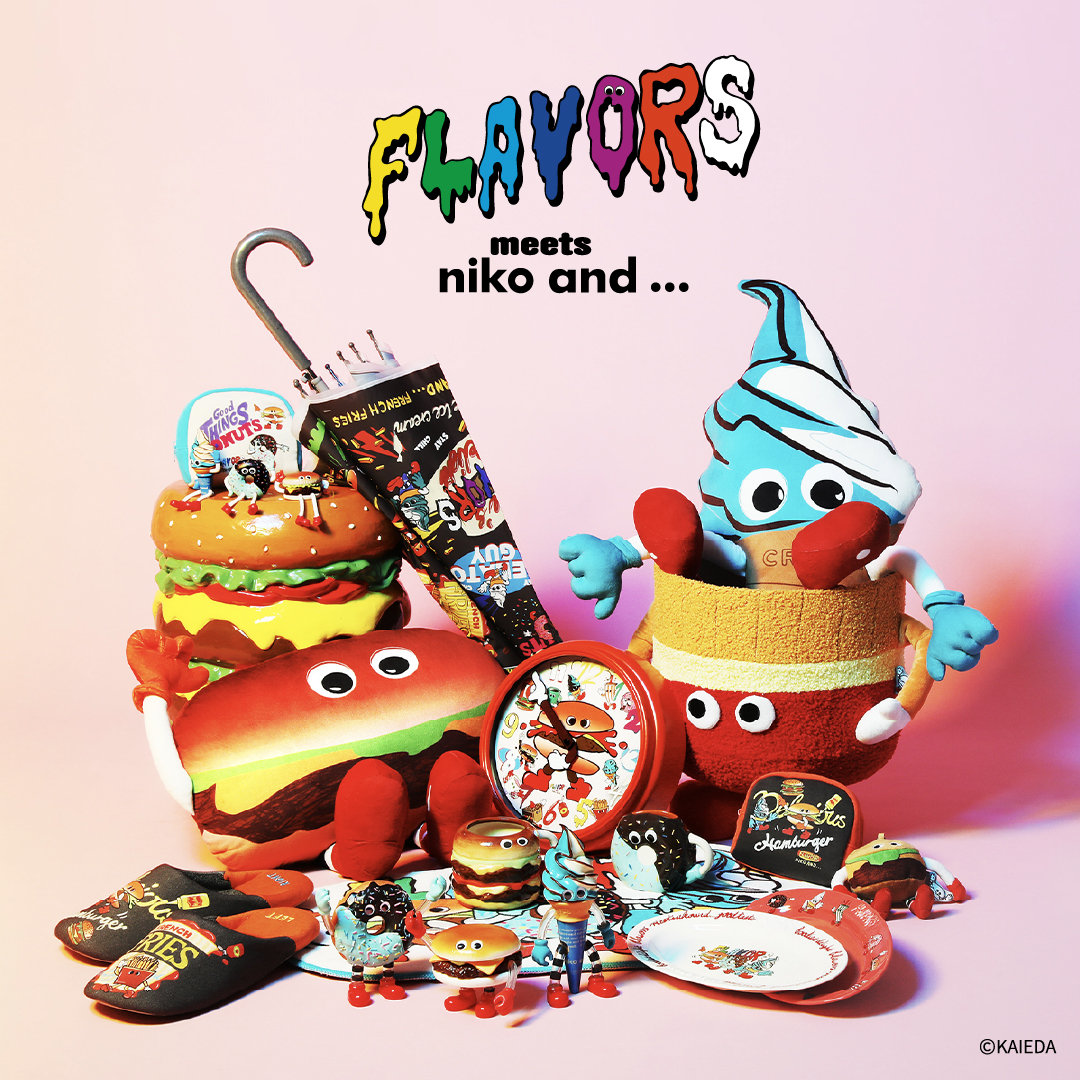 nikoand ×FLAVORS ＼ 大人気のソフビフィギュアシリーズ「FLAVORS