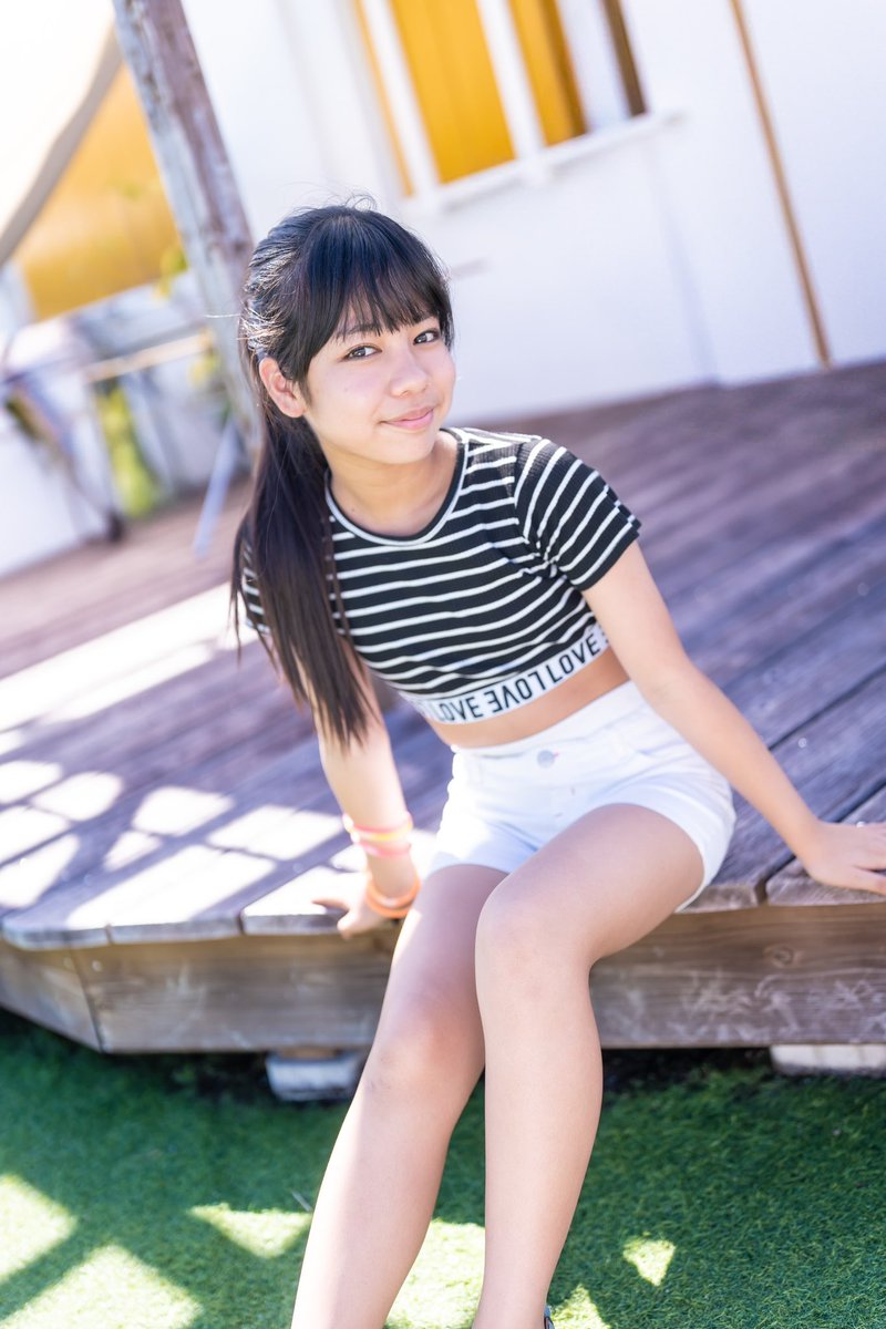 ゆうめちゃん（JC1）個撮 😊 【事務所確認済】 #ゆうめ #ラビラブ